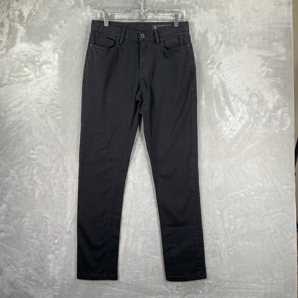 Roark Jeans Mens 30x31 Slim Fit Standard HWY 133 Black Denim Cotton Stretch